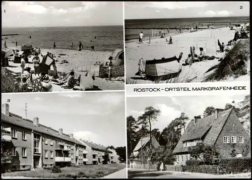 Ansichtskarte Rostock Strand, Straße - 4 Bild 1978