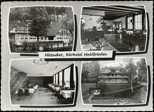 Ansichtskarte Hitzacker (Elbe) Hotel Restaurant Waldfrieden MB 1960