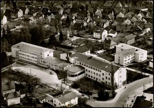 Ansichtskarte Hofheim (Taunus) Luftbild Marienkrankenhaus 1965