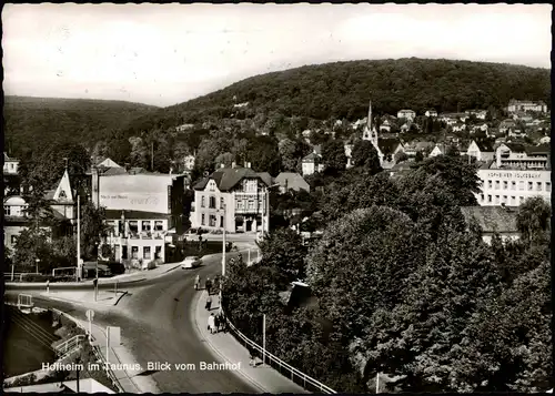 Ansichtskarte Hofheim (Taunus) Blick zum Bahnhof 1969