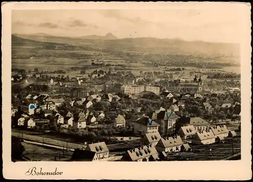 Postcard Mariaschein-Graupen Bohosudov Krupka Stadtpartie 1931
