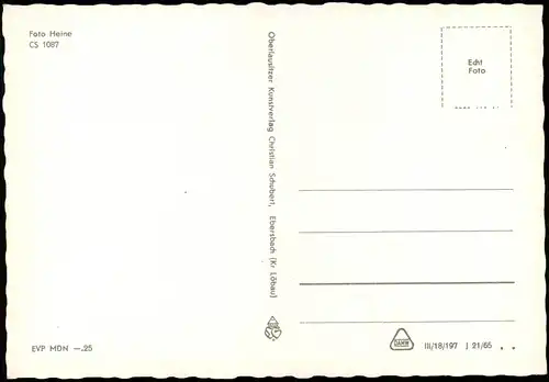 Hoyerswerda DDR 2-Bild-Karte Altstadt & Neustadt-Magistrale 1965