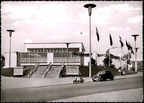 Ansichtskarte Kiel Ostseehalle Straßen Ansicht 1960