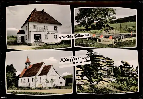 Klafferstraß Mehrbild-AK Ortsansichten u.a. Gemischtwaren Geschäft Ascher 1970