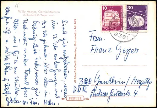 Klafferstraß Mehrbild-AK Ortsansichten u.a. Gemischtwaren Geschäft Ascher 1970