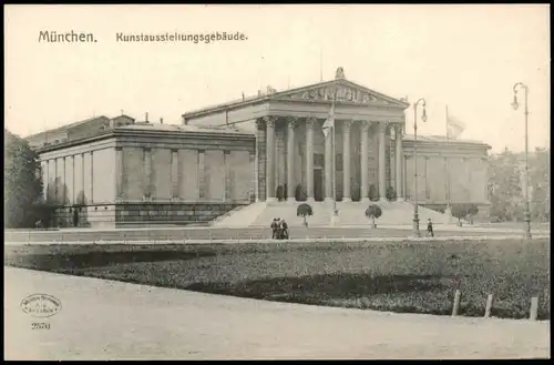 Ansichtskarte München Kunstausstellungsgebäude. 1916