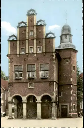 Ansichtskarte Meppen Partie am Rathaus 1966