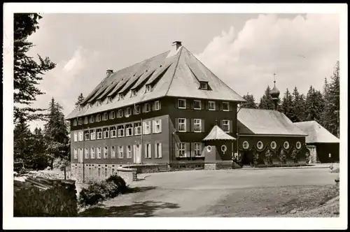 Ansichtskarte Feldberg (Schwarzwald) Kinderheim Caritas-Haus 1954