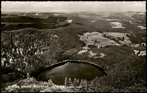 Feldberg (Schwarzwald) Blick vom Feldberg (Schwarzwald) zum Feldsee 1961