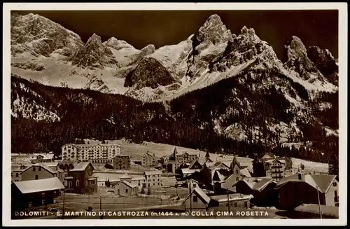 .Trentino-Südtirol DOLOMITIS S. MARTINO DI CASTROZZA COLLA CIMA ROSETTA 1935