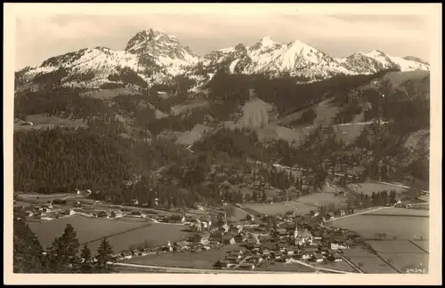 Ansichtskarte Bayrischzell Wendelstein mit der Alpenstraße 1940