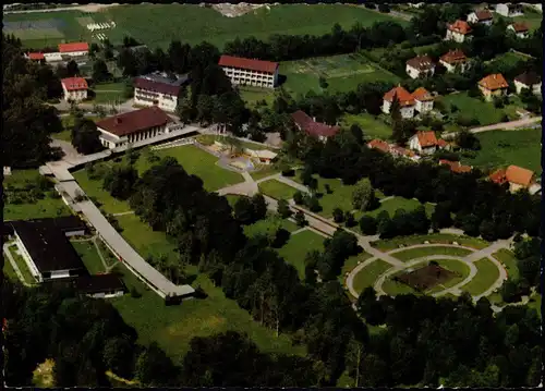 Ansichtskarte Bad Dürrheim Luftbild Schwarzwald Ort v. Flugzeug aus 1973