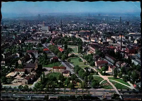 Ansichtskarte Dortmund Blick auf die Stadt 1956/1960