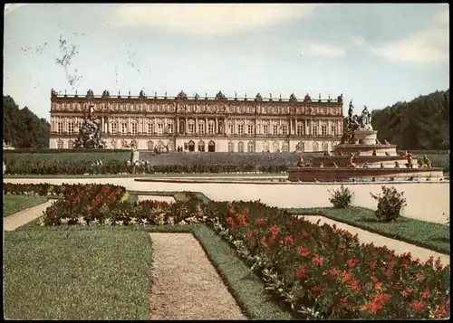 Ansichtskarte Chiemsee Königsschloß Herrenchiemsee Royal Castle 1960