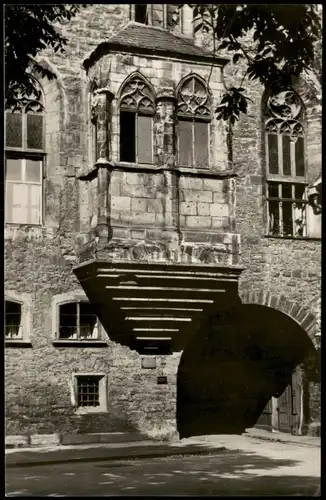 Ansichtskarte Erfurt Krämerbrücke Eingang DDR AK 1960