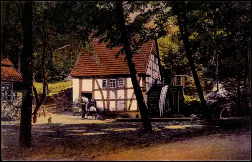 Ansichtskarte Bad Essen Partie an der Wassermühle 1913