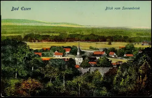 Ansichtskarte Bad Essen Blick auf die Stadt 1913