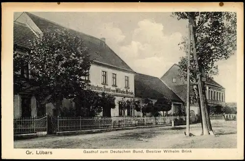 Lübars (Jerichower Land)-Möckern Gasthof  b Magedburg 1910