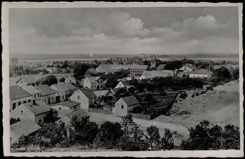 Ansichtskarte Deetz (Havel)-Groß Kreutz (Havel) Panorama-Gesamtansicht 1910