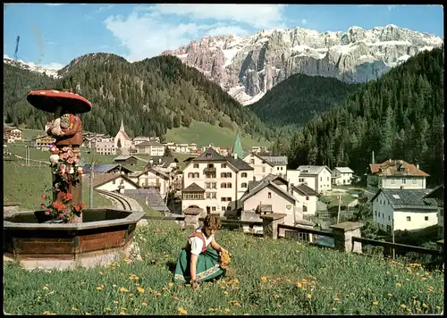 Cartoline .Trentino-Südtirol Dolomiti-Selva verso gruppo Sella 1969