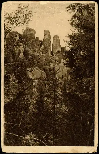 Weckelsdorf Teplice nad Metují | Wekelsdorf Felsen - Beethoven am Klavier 1925