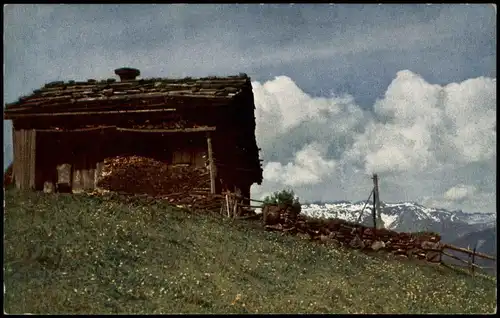 Ansichtskarte .Schweiz Die Schweiz Sommertage in Braunwald 1920