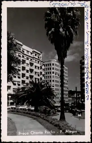 Porto Alegre Praca Otavio Rocha, Häuser-Ansicht, City-View 1952 Privatfoto