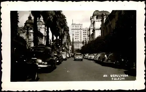 Porto Alegre Av. Avenida Sepulveda, Autos Straßen Ansicht 1950 Privatfoto