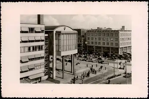 Postkaart Rotterdam Rotterdam Coolsingel Beursplein 1959