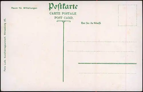 CPA Straßburg Strasbourg Kathedrale mit Vorplatz 1908