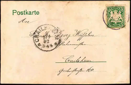 Ansichtskarte Nürnberg Spittlerthor West - Reliefkarte 1902