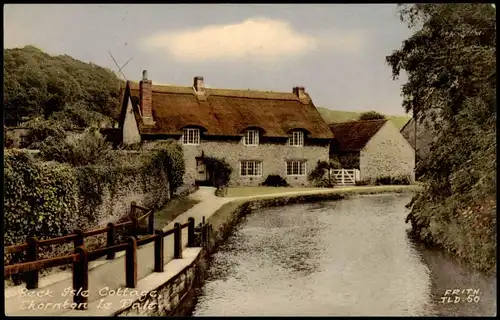 Postcard Thornton Dale (Yorkshire) Beck Isle Cottage 1912