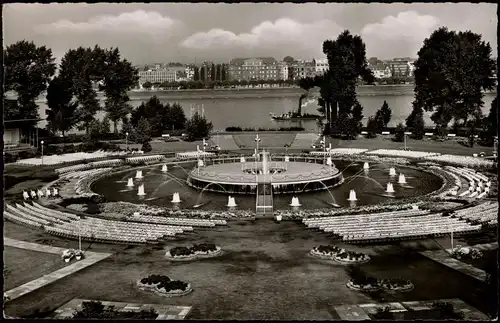 Ansichtskarte Köln Partie am Tanzbrunnen 1955