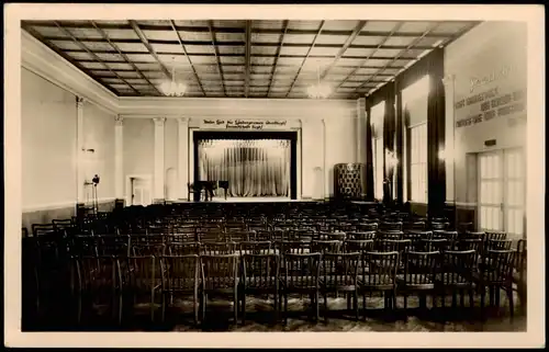 Bad Salzelmen-Schönebeck (Elbe) Neuer Konzertsaal Innenansicht DDR AK 1958/1957