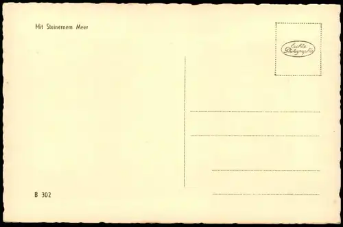 Ansichtskarte Zell am See Stadt mit Steinernem Meer 1931