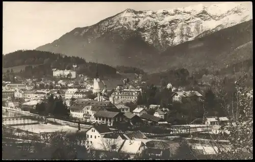 Ansichtskarte Bad Ischl Stadtpartie mit Zimnitz 1928
