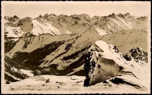 Kleinwalsertal Vorarlberg Hählekopf ggen Walser  Algäuer Hochgebirge 1932