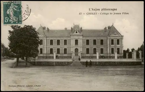 CPA Cholet Collège de Jeunes Filles 1910