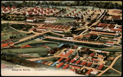 CPA Mailly-le-Camp En avion - Luftbild 1915