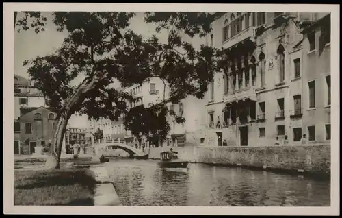 Cartoline Venedig Venezia Rio delle Meravegie. Motoboot 1932