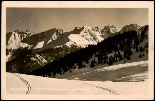 Ansichtskarte Serfaus Skigebiet - Kölnerhaus 1937
