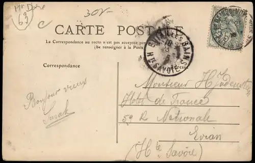 CPA Auvergne MONT-DORE - Vue générale et le Capucin 1905