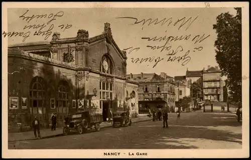 CPA Nancy La Gare - Bahnhof 1927