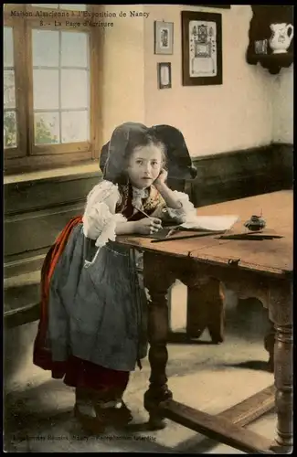 CPA Nancy Maison Alsacienne à l'Exposition - Kind in Tracht 1912