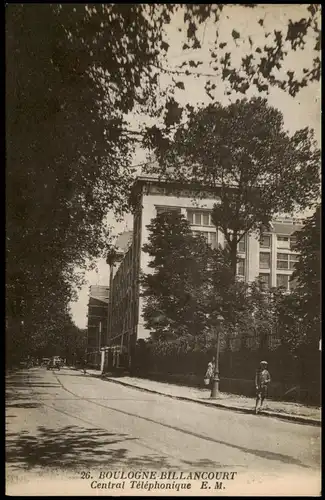 Boulogne-Billancourt Boulogne-sur-Seine Central Téléphonique E. M.  straße 1908