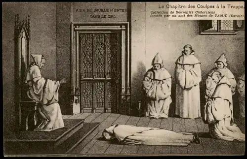 Plancherine Le Chapitre  Trappe. Collection de Souvenirs Cisterciens 1912