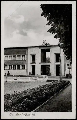 Ansichtskarte Düsseldorf Partie im Ehrenhof 1935