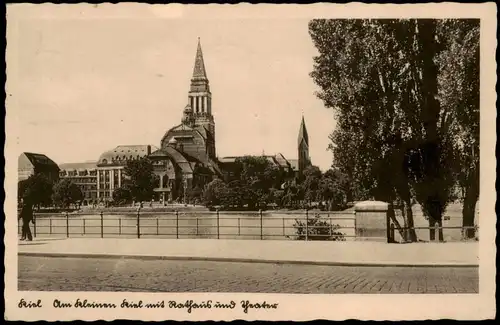 Ansichtskarte Kiel Kleiner Kiel - Fotokarte 1937
