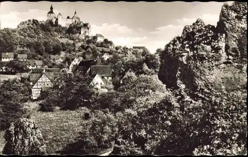 Ansichtskarte Hohenstein-Kirchensittenbach Hohenstein Schloß 1955