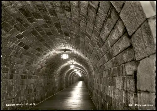 Ansichtskarte Kehlsteinhaus-Berchtesgaden Kehlsteinhaus Lifttunnel 1963